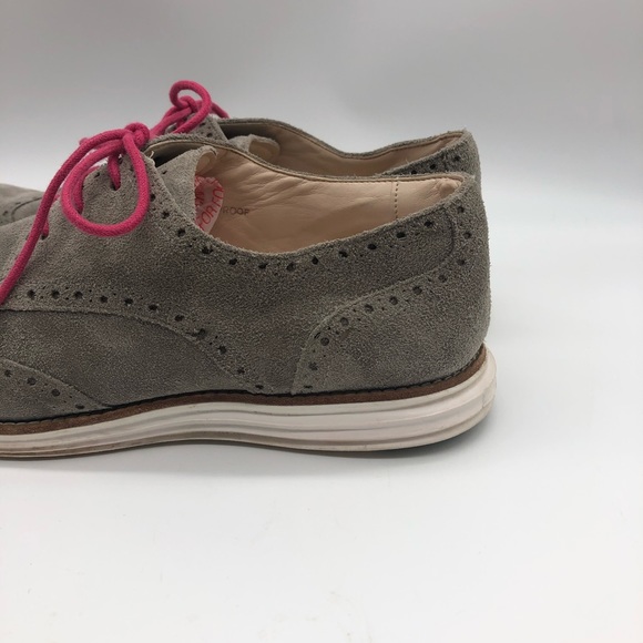 Cole Haan | lunargrand gray lace up sneakers - Picture 4 of 7